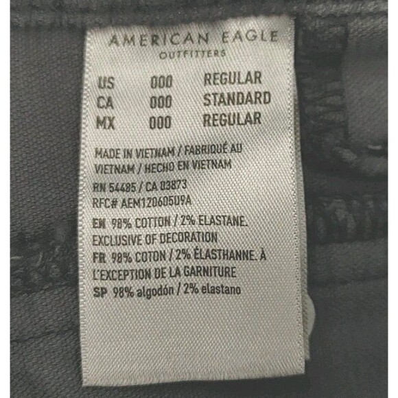 NWT American Eagle Corduroy Pants Womens 000 Super High Rise Flare Button Fly - Picture 13 of 16